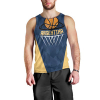 Argentina Basketball Custom Men Tank Top Go El Alma Argentina