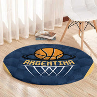 Argentina Basketball Round Carpet Go El Alma Argentina