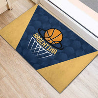 Argentina Basketball Rubber Doormat Go El Alma Argentina