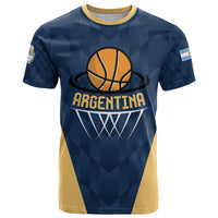 Argentina Basketball Custom T Shirt Go El Alma Argentina