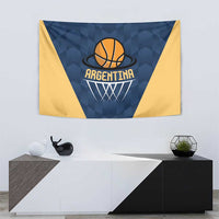 Argentina Basketball Tapestry Go El Alma Argentina