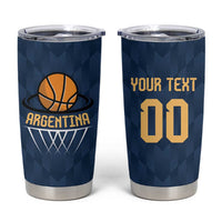 Argentina Basketball Custom Tumbler Cup Go El Alma Argentina