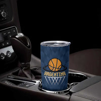 Argentina Basketball Custom Tumbler Cup Go El Alma Argentina