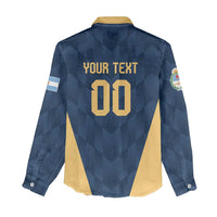 Argentina Basketball Custom Women Casual Shirt Go El Alma Argentina