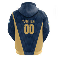 Argentina Basketball Custom Zip Hoodie Go El Alma Argentina