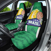 Brazil Basketball Car Seat Cover Come On Brasil Cariocas
