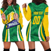 Brazil Basketball Custom Hoodie Dress Come On Brasil Cariocas
