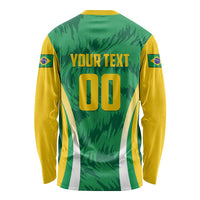 Brazil Basketball Custom Long Sleeve Shirt Come On Brasil Cariocas