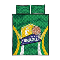 Brazil Basketball Quilt Bed Set Come On Brasil Cariocas