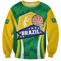 Brazil Basketball Custom Sweatshirt Come On Brasil Cariocas