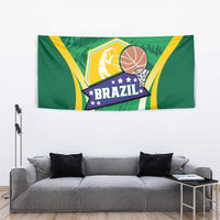 Brazil Basketball Tapestry Come On Brasil Cariocas