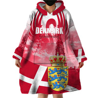 Denmark Constitution Day 2024 Wearable Blanket Hoodie Grundlovsdag 5th June - Wonder Print Shop