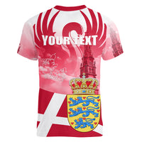 Denmark Constitution Day 2024 Women V-Neck T-Shirt Grundlovsdag 5th June - Wonder Print Shop