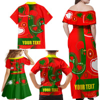 Portugal Day 2024 Family Matching Off Shoulder Maxi Dress and Hawaiian Shirt de Camoes e das Comunidades Portuguesas - Wonder Print Shop