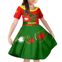Portugal Day 2024 Family Matching Off Shoulder Short Dress and Hawaiian Shirt de Camoes e das Comunidades Portuguesas - Wonder Print Shop