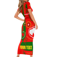 Portugal Day 2024 Family Matching Short Sleeve Bodycon Dress and Hawaiian Shirt de Camoes e das Comunidades Portuguesas - Wonder Print Shop