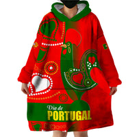 Portugal Day 2024 Wearable Blanket Hoodie de Camoes e das Comunidades Portuguesas - Wonder Print Shop