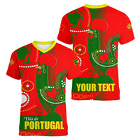 Portugal Day 2024 Women V-Neck T-Shirt de Camoes e das Comunidades Portuguesas - Wonder Print Shop