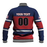 Custom USA 2025 Ringette Baseball Jacket Go Champion Team Ringette USA