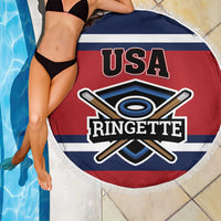 USA 2025 Ringette Beach Blanket Go Champion Team Ringette USA