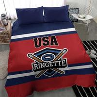 USA 2025 Ringette Bedding Set Go Champion Team Ringette USA