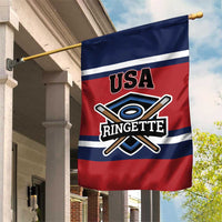 USA 2025 Ringette Garden Flag Go Champion Team Ringette USA