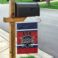 USA 2025 Ringette Garden Flag Go Champion Team Ringette USA