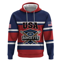Custom USA 2025 Ringette Hoodie Go Champion Team Ringette USA