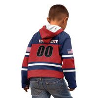 Custom USA 2025 Ringette Kid Hoodie Go Champion Team Ringette USA
