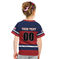 Custom USA 2025 Ringette Kid T Shirt Go Champion Team Ringette USA