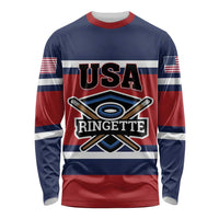 Custom USA 2025 Ringette Long Sleeve Shirt Go Champion Team Ringette USA