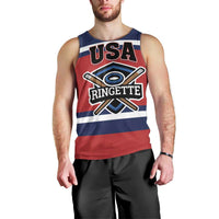 Custom USA 2025 Ringette Men Tank Top Go Champion Team Ringette USA