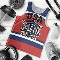 Custom USA 2025 Ringette Men Tank Top Go Champion Team Ringette USA