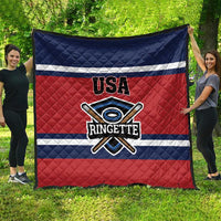USA 2025 Ringette Quilt Go Champion Team Ringette USA