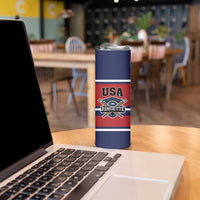 Custom USA 2025 Ringette Skinny Tumbler Go Champion Team Ringette USA