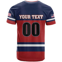 Custom USA 2025 Ringette T Shirt Go Champion Team Ringette USA