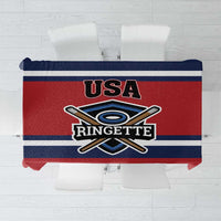 USA 2025 Ringette Tablecloth Go Champion Team Ringette USA