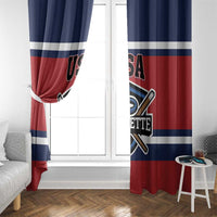 USA 2025 Ringette Window Curtain Go Champion Team Ringette USA