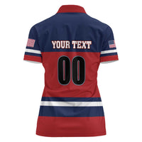 Custom USA 2025 Ringette Women Polo Shirt Go Champion Team Ringette USA