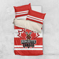 Canada Ringuette Bedding Set Team Canada Dominates The Game