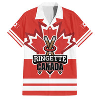 Custom Canada Ringuette Family Matching Tank Maxi Dress and Hawaiian Shirt Team Canada Dominates The Game