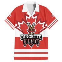Custom Canada Ringuette Hawaiian Shirt Team Canada Dominates The Game