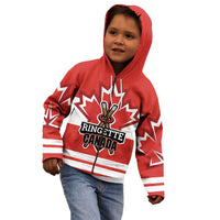 Custom Canada Ringuette Kid Hoodie Team Canada Dominates The Game