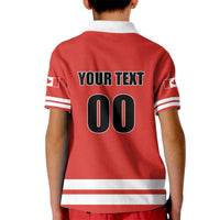 Custom Canada Ringuette Kid Polo Shirt Team Canada Dominates The Game