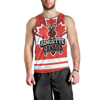 Custom Canada Ringuette Men Tank Top Team Canada Dominates The Game
