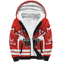 Custom Canada Ringuette Sherpa Hoodie Team Canada Dominates The Game