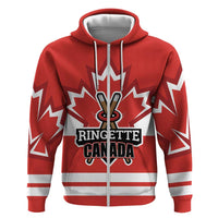Custom Canada Ringuette Zip Hoodie Team Canada Dominates The Game