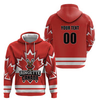 Custom Canada Ringuette Zip Hoodie Team Canada Dominates The Game