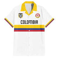 Custom Football 2024 Colombia 100th Anniversary Family Matching Off The Shoulder Long Sleeve Dress and Hawaiian Shirt Limited Edition