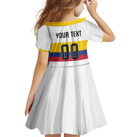 Custom Football 2024 Colombia 100th Anniversary Family Matching Off Shoulder Short Dress and Hawaiian Shirt Limited Edition